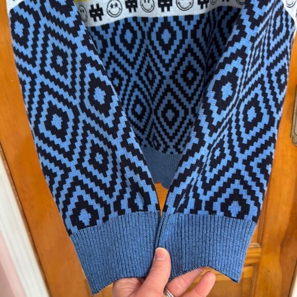 LOGO Smiley Face Mock Turtleneck Sweater Women’s XL - Picture 4 of 7